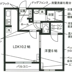 セブンヒルズ203号室：間取図