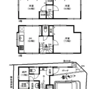 板橋区氷川町 間取図