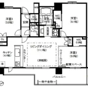 間取図 ザ・パークハウス板橋大山楠ノ杜