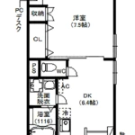 101号室間取図